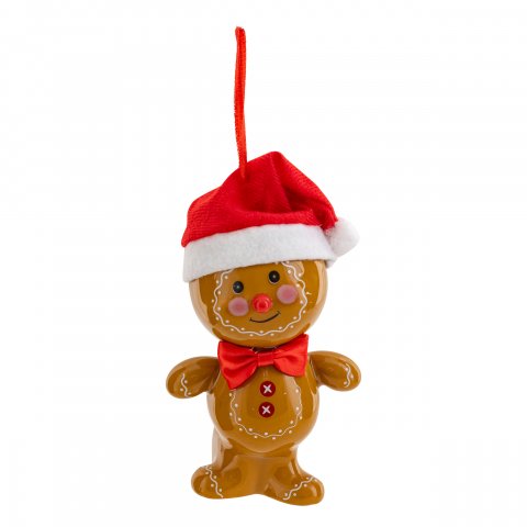 SUJET DE NOEL PAPIER GINGER NEZ RG 13CM
