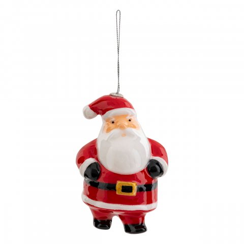 SUJET DE NOEL PAPIER PERE NOEL RG 12CM