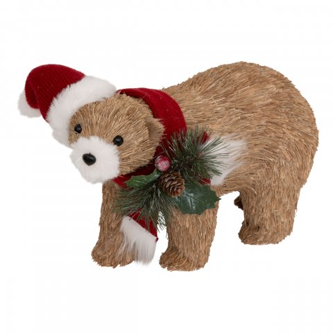 PLF OURS BOIS BONNET L31CM
