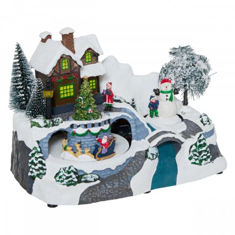 VILLAGE DE NOEL PN+TRAINEAU+BN MV 10L P