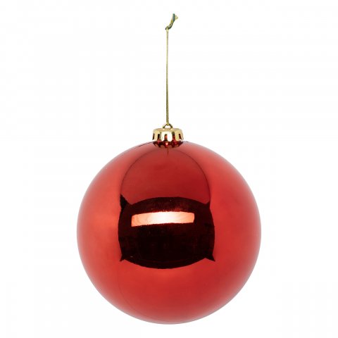 BOULE DE NOEL MAXI 150MM ROUGE