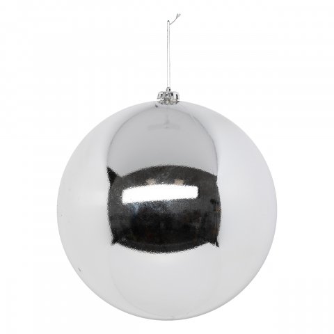 BOULE DE NOEL MAXI 250MM ARGENT