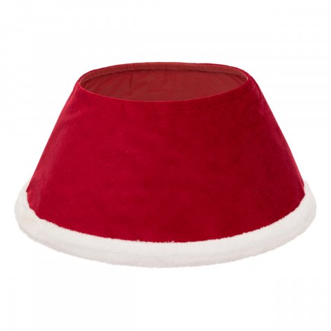 PIED DE SAPIN ROUGE BLC D56CM