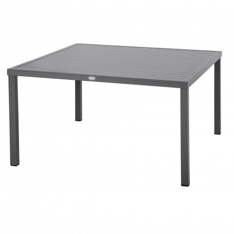 TABLE PIAZZA FIX ALU CAR 8P GR