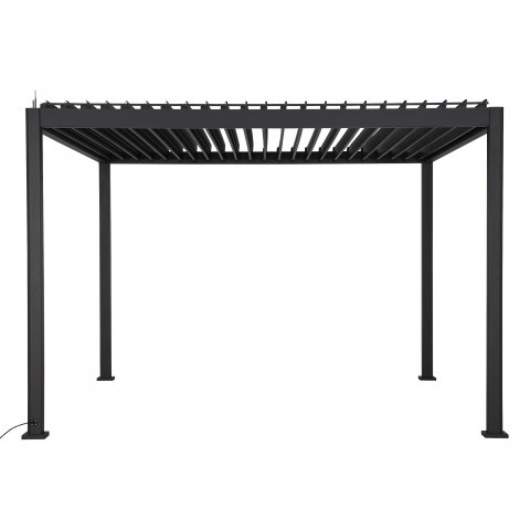 PERGOLA EVORA ELEC 3,6X3,6 GRA